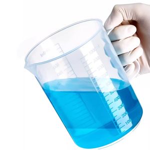 लैबशार्क 50 मिली 500 मिली लैब और रसोई में प्लास्टिक मापने वाला कप पीपी प्लास्टिक बीकर का उपयोग करें - Product Image 2