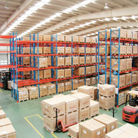 Sistema de Estanterías de Acero Resistente Ajustable para Almacenamiento Vertical (VNA), Protección Contra la Corrosión, Revestimiento Epoxi, Color Personalizable, Estanterías Industriales