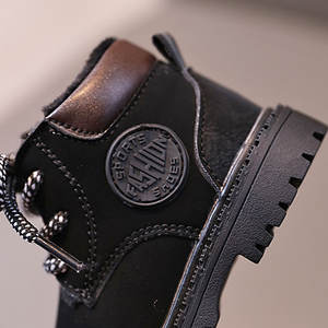 Nouveauté Printemps Automne Bottes décontractées pour bébés en cuir à semelle souple Bottes courtes d'hiver pour tout-petits - Product Image 5