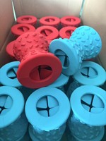 Jouets à mâcher interactifs pour chiens, distributeurs de friandises, haltères en caoutchouc naturel pour chiens agressifs