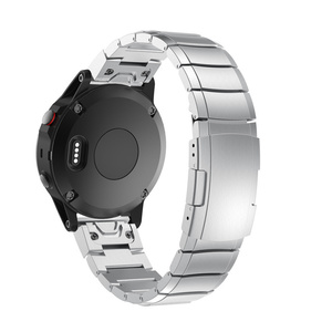 <span class=keywords><strong>Correa</strong></span> Metálica para <span class=keywords><strong>Garmin</strong></span> <span class=keywords><strong>Fenix</strong></span> 8 E 7 7X Pro 9 6X Plus, <span class=keywords><strong>Correa</strong></span> de Acero Inoxidable para <span class=keywords><strong>Garmin</strong></span> Enduro <span class=keywords><strong>3</strong></span> Tactix 8 QuickFit 22/26mm - Product Image 3