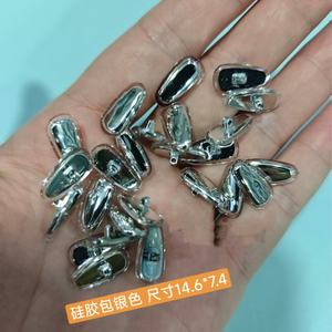 Support <span class=keywords><strong>de</strong></span> nez antidérapant en silicone confortable, doré argenté, avec placage plastique intérieur, repose-nez stable, accessoires pour <span class=keywords><strong>lunettes</strong></span> - Product Image 5