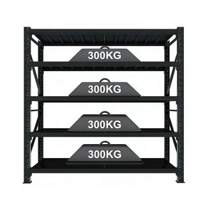 仓库工业重型货架 钢制货架 仓库货架 储物柜带架子和门 - Product Image 1