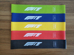 ยางยืดออกกำลังกายแบบมีโลโก้ สำหรับบริหารสะโพก ฟิตเนส ต้านทานแรงดึง แบบมินิ สำหรับฝึกความแข็งแรง - Product Image 5