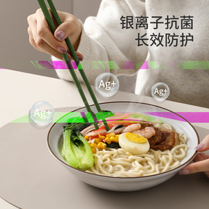 FaSoLa Alloy Chopsticks 5 Pairs Antibacterial Family Use - Product Image 2