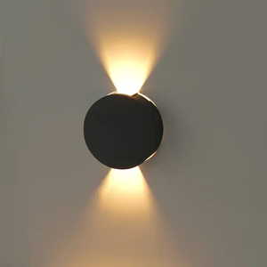 Luci da parete a LED circolari di alta qualità in alluminio da 10W per uso interno ed esterno a parete luci da parete esterne - Product Image 1