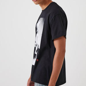 OEM dijital baskı erkekler özel <span class=keywords><strong>logo</strong></span> yüksek kalite siyah renk % 100% pamuk Godfather grafik Tee - Product Image 5