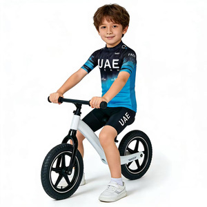 Ensemble de Vêtements de Sport pour Enfants : Maillot de Cyclisme à Manches Courtes, Tenue de Patinage à Roulettes, Vêtements de Sport Intérieur et Extérieur - Product Image 1