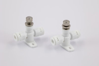 Valve de régulateur de débit d'eau 1/4, à connexion rapide, en plastique, Valve de contrôle pour système de traitement de l'eau, haute qualité