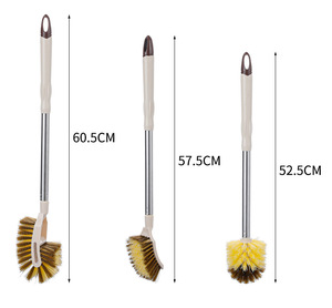 Brosse de toilette murale pour la maison, longue tige en plastique, éponge en plastique double face, pas d'angle mort, brosse de nettoyage portable <span class=keywords><strong>Sarah</strong></span> - Product Image 5