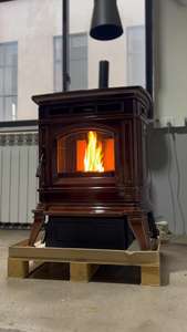 <span class=keywords><strong>Cheminée</strong></span> autonome à granulés de bois de style classique en fonte pour intérieur, DC24V/AC110V/AC230V KT1203A - Product Image 3