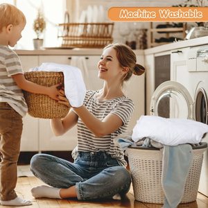 Protector de Colchón Acolchado Impermeable para Cuna, 100% Poliéster, No Tóxico, para Todas las Estaciones, para Cuna de Bebé - Product Image 6