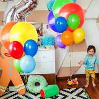 Ballons en latex universels, couleurs unies variées, pour bars, clubs, activités commerciales, décorations de fêtes