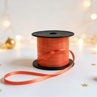 Ruban en PP solide personnalisé, rouleau de 150 m, pour emballages cadeaux floraux, mariage, ballons, Noël, festivals, Halloween, anniversaires
