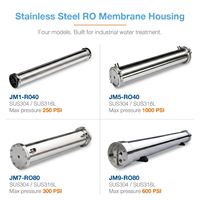 Housing Membran SS 4040 Kustom, Housing Membran SS Air Ultra Murni 304 Bersih dan Stabil