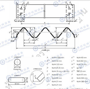 Özelleştirilmiş galvanizli çelik Metal yol güvenliği çarpma bariyeri otoban korkuluğu rulo şekillendirme makinesi otoban korkuluğu makinesi - Product Image 6