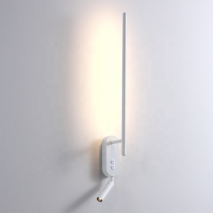 Hiện đại 3W + 6W nhôm tường màu đen bề mặt phòng ngủ cạnh giường ngủ dẫn đọc ánh sáng đèn - Product Image 1