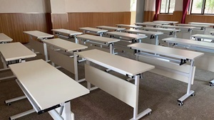 Thép Gấp Đào Tạo Bảng Đa Chức Năng Bàn Văn Phòng Di Chuyển Kết Hợp Hội Nghị Bàn Ghế Văn Phòng Nhà Trường Notel Sử Dụng - Product Image 6
