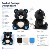 Oso de Peluche Interactivo con IA, Suave, de Poliéster, Educativo, Personalizable