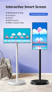 Écran tactile LCD intelligent debout au sol <span class=keywords><strong>de</strong></span> 21.5 pouces pour la diffusion en direct - Product Image 3