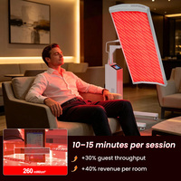 Panel de Terapia de Luz Roja de Alta Irradiancia, Dispositivo de Fotobiomodulación LED de Cuerpo Completo, Terapia de Luz Infrarroja de Grado Médico para Clínica