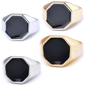 Bagues de mode en vinyle effet <span class=keywords><strong>sable</strong></span>, style urbain, pour hommes et femmes, vente en gros - Product Image 1