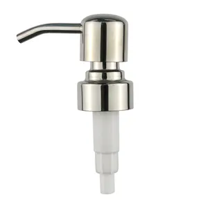 OEM Factory Accept Metal Bottle Glass Cylinder Transparent Plastic Lotion Pump Suppliers For Bath Gel