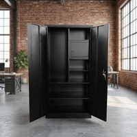 Nouvelle Armoire en Acier Design, Placard Métallique pour Vêtements, Meuble de Chambre Almirah, Armoire à 2 Portes en Métal, Casier