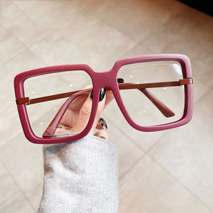 Montature per occhiali da vista Color gelatina per donne 2024 occhiali Vintage <span class=keywords><strong>blu</strong></span>-<span class=keywords><strong>luce</strong></span>-bloccanti occhiali da sole grandi di colore rosso verde - Product Image 1