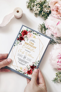 Verde smeraldo abiti da principessa dolci 16 Quinceanera XV decorazioni per inviti di mele cotogne in acrilico - Product Image 3