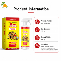 Spray attractif pour abeilles 237 ml, appât liquide sûr, spray piège pour essaims d'abeilles, fournitures d'apiculture pour attirer les abeilles