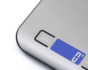 Báscula Electrónica de Cocina de 5 kg, Báscula de Cocina con Pantalla LCD Retroiluminada, Báscula Digital Inteligente de Acero Inoxidable para Alimentos con Batería - Product Image 4