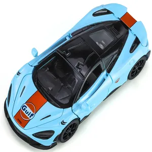 ZYX 1/32 McLaren <span class=keywords><strong>765LT</strong></span> Supersport, Auto Deportivo de Aleación de Zinc, Modelo Fundido a Presión, Sonido y Luces, Puertas Abribles, Sin Batería, Coleccionable - Product Image 3