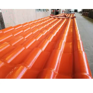 Asa Tahan Air PVC Corrugated Roof Tiles 3 Mm Resin Sintetis Atap Pabrik Penjualan Langsung Kualitas Tinggi