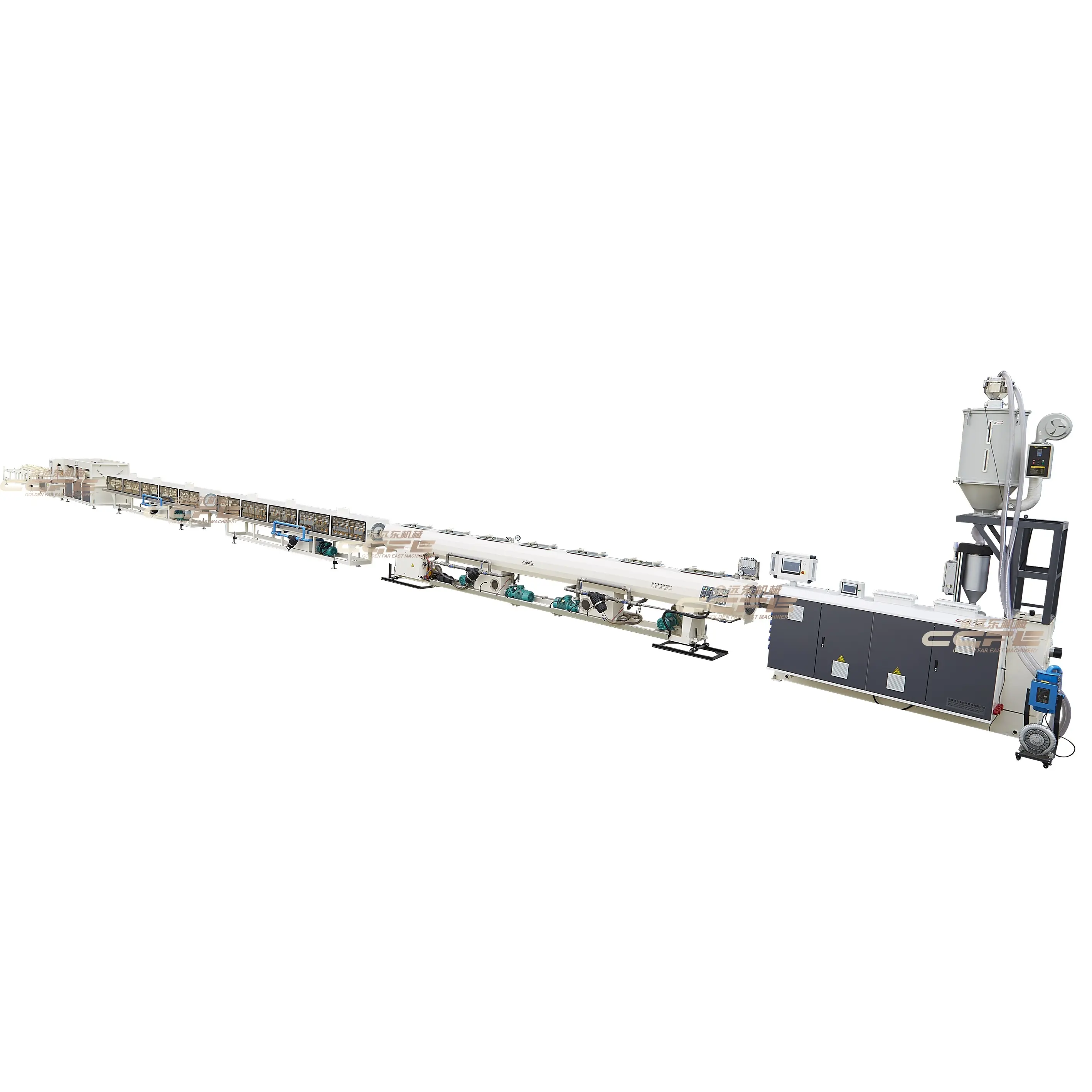Large Diameter Plastic PE 315-630mm Pipe Extrusion Machine Solid Wall Pipe Production Line HDPE Water Pipe Extruder Machine