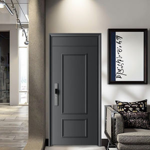 높은 보안 및 스타일의 홈 입구 전면 디자인을위한 현대적인 맞춤형 스윙 보안 도어 - Product Image 2