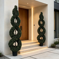 Künstlicher Rosmarin Achtform-Topiary-Baum 1,80m Künstliche Grünpflanze im Topf für Zuhause, Hochzeitsbogen, Wanddekoration, Tischdekoration, Gartendekoration