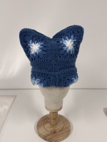Topi Rajut Unisex Gaya Fashion Sablon Sutra, Topi Musim Dingin Buatan Tangan Baru Hangat Katun 48-50cm untuk Perjalanan Luar Ruangan Dewasa