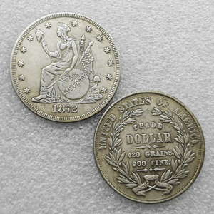 Monete Commemorative Stile Antico con Motivi Indiani e Dollari degli Stati Uniti 1870, <span class=keywords><strong>1871</strong></span>, 1872, 1873, Regali, Decorazione per la Casa - Product Image 4