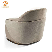 Fauteuil en tissu velours confortable, chaise de designer de luxe, style italien et français, chaise d'appoint pour la maison, le bureau, le salon, chaise de détente