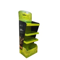 Présentoir de Comptoir en Carton Ondulé Écologique PDQ sur Mesure, Recyclable, Facile à Assembler, pour un Présentation Optimale