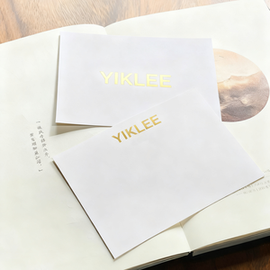 Logo personalizzato Design lamina d'oro goffratura carte di carta regalo di ringraziamento biglietti <span class=keywords><strong>da</strong></span> visita di carta - Product Image 1
