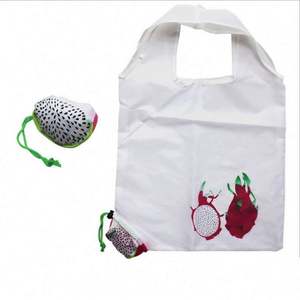 Bolsa de Compras Plegable Reutilizable Creativa con Forma de Fruta, de Poliéster, Portátil, Publicitaria - Product Image 4