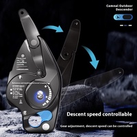 Camnal Anti-Panic Descender 6082 en alliage d'aluminium, modèle CA-QHX01, équipement d'escalade et de rappel pour travaux extérieurs et aériens
