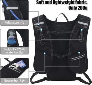 Lightweight Running <strong>Vest</strong> Backpack Outdoor Sports Trail Racing Marathon Hiking Fitness Bag Hydration <strong>Vest</strong> <strong>Pack</strong> for <strong>Men</strong> Women - Product Image 3
