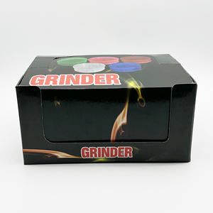 2024 nouveau style 60mm 3 parties broyeur en plastique briquets colorés et accessoires Logo personnalisé - Product Image 4