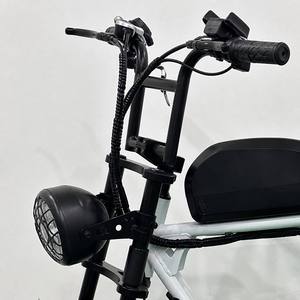 Vélo électrique AILEDI Retro Scrambler 20 pouces avec pneus larges 4.0, panier de rangement, 48V 750W 1000W, vélo électrique tout-terrain - Product Image 4