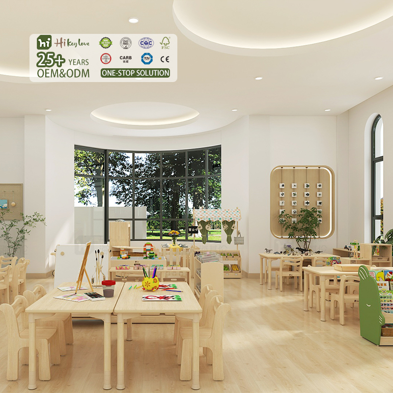 Hikeylove Modern Safety Kindergarten School Art