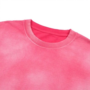 OEM Oversized Men T shirt Heavyweight Quick Dry 100% Cotton Drop Shoulder Streetwear Regular Fit Vintage Acid Wash T-Shirt - Product Image 2