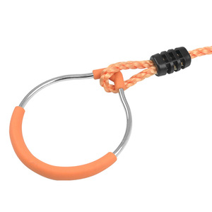 วงแหวนเหล็กปีนเขาสำหรับเด็ก ขนาดเส้นผ่านศูนย์กลาง 13.5 ซม. ความยาว 46.5 ซม. อุปกรณ์ออกกำลังกายกลางแจ้งสำหรับเด็ก อุปกรณ์เสริมสำหรับการฝึกออกกำลังกาย - Product Image 3